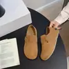 Zapatos Birkenstock de Suela Gruesa Totalmente Cerrados para Aumentar la Altura para Mujer 2026 Otoño Nuevo Estilo Perezosos Slip-on Antideslizantes Casuales Zapatos Individuales Birkenstock