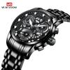 Reloj Va Va Voom de Marca Transfronteriza Movimiento de Cuarzo Calado Impermeable Reloj de Calendario de Moda Europea y Americana para Hombre