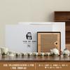 Tetera de cerámica vintage de alta calidad con horno Ru, taza de té Kung Fu, bandeja de té, juego de té ligero de lujo para el hogar, impresión de alta calidad para inauguración de la casa