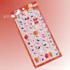 Adesivos 3D Embossados Estilo Japonês My Melody Menina Peixe-Palhaço Adesivos Criativos DIY para Diários e Decorações de Capa de Celular