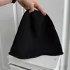 Fábrica de Chapéu Gorro de Linho Vazado Em Estoque Para Mulheres Primavera e Verão Respirável Touca com Borda Dobrada Atacado Dropshipping Chapéu Pós-Parto