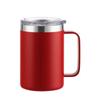 Taza de 16 oz Sublimación Asa Taza Taza Aislada de Acero Inoxidable Tapa de Oficina Taza de Café Opción de Regalo de Negocios
