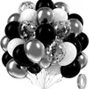 Juego transfronterizo de 0 piezas de globos metálicos de látex con lentejuelas flotando en el aire con helio para decoración de cumpleaños y eventos de fiesta