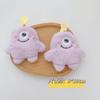 Ins Broche de Monstruo de Pelo de Dibujos Animados Lindo Monstruo de Peluche Mochila Llave Accesorios Muñeca diy Bufanda Accesorios Hechos a Mano