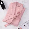 Roupão Feminino Outono Inverno Absorvente Secagem Rápida Quatro Estações Pijama de Verão Hotel Espessado Salão de Beleza Roupão Roupão Estilo Toalha
