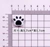 Pacha Cachorro Pvc Cola Macia Desenho Animado DIY Fofo Cachorrinho Caixa de Armazenamento Adesivo Letra Buraco Flor de Sapato Fivela Acessórios de Joia