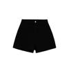 Venta Caliente de Verano ~ Shorts de Mezclilla Negros Combinan con Todo Cadera Ultra Cortos Pantalones Calientes de Verano para Mujer Cintura Alta Pantalones Ajustados de Chica Caliente