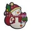Amuletos para zapatos de muñeco de nieve navideño, Accesorios para zapatos tipo zueco de regalo de Navidad, Decoración de goma blanda de PVC Accesorios para DIY, Transfronterizo