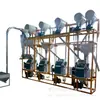 Máquina para Moler Harina 4 Unidades Línea de Procesamiento de Harina de Trigo Totalmente Automática, Maquinaria para Trigo y Granos Varios, Molino de Harina