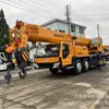 Comércio exterior exportação guindaste de caminhão xugong guindaste usado de 70 toneladas 90% novo guindaste xugong XCMG 25 toneladas 50 toneladas 10
