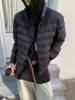 Nueva Chaqueta de Plumas Ligera 2026 Invierno, 90% Plumón de Pato Blanco, Costillas, para Mujer, Cuello Alto, Casual, Corte Ajustado, Adelgazante, Ropa de Abrigo para el Trabajo