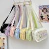 Bolsa de Ombro Japonesa 2024 Nova Bolsa Quadrada Pequena Moda Bolsa Feminina Bolsa de Ombro Personalizada Bolsa Crossbody Comércio Exterior Transfronteiriço