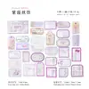 Momo Notas Adhesivas Serie Marcadores de Buenos Sueños Ins Colorido Diario Básico Pegatinas Decorativas DIY 25 Hojas en 6 Diseños