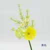 Flores Artificiais, Papoulas Falsas, Flores Perfumadas Amarradas à Mão, Buquês para Mesa de Jantar, Flores Artificiais Transfronteiriças, Flores de Seda para Exportação, Decoração de Sala de Estar