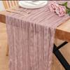 Cross-border novo quente queijo mesa runner fold pano boêmio Bali fio toalha de mesa decoração festa de casamento