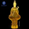 Vidrio Antiguo Tres Claras Estatuas de Ancestros Taoístas Taoísta Yuanshi Tianzun Tianzun Moral Adornos de Escritorio para Sala de Estar Regalos Diarios
