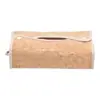 Caja de Pañuelos de Cuero de Corcho Transfronteriza Caja de Pañuelos de Corcho para Coche Bolsa de Pañuelos de Mesa de Centro de Escritorio Personalización de Fábrica