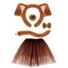 Tiara de Orelhas de Cachorro Dálmata 2026 em Estoque, Orelhas de Animal Realistas de Pelúcia, Transmissão Ao Vivo, Adereços para Performance em Exposição de Mangá, Adereço de Cabeça de Desenho Animado