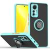 Adecuado para Xiaomi 12Lite Funda para Teléfono Móvil Soporte Anillo Agujero Fino Color Contrastante Redmi 12Tpro Funda Magnética para Teléfono