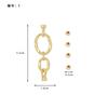 Coleção de Acessórios com Botões de Pérola Cobre Banhado Ouro Real Microincrustação Pulseira Colar DIY Feito à Mão Conexão em Espiral Fivela OT