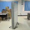 Pantallas Móviles para Oficinas, Mamparas para Talleres de Fábrica y Almacenes, Pantallas Plegables Deslizantes Móviles, Mamparas Móviles con Ruedas