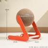 Naranja Gris Bola Rascadora para Gatos Vertical Juguete para Gatos Auto-Entretenimiento y Alivio del Aburrimiento Tabla Rascadora para Gatos Cuerda de Cáñamo Integrada Pequeño Árbol para Gatos Suministros para Mascotas