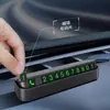 Placa de Telefone para Estacionamento Temporário, Placa de Licença para Movimentação de Carro, Decoração de Carro Resistente a Altas Temperaturas