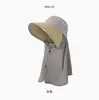 Sombrero de verano para mujer, sombrero para el sol, sombrero para ciclismo al aire libre, sombrero de playa plegable, sombrero de verano para mujer con borde grande que cubre la cara, sombrero de verano de doble uso.