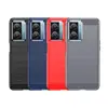 Adequado para Capa de Celular Realme Q5 Capa de Celular Realme Q5I Padrão Fibra de Carbono Escovada Anti-Queda Capa Protetora