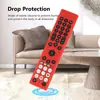 Adecuado para Cubierta Protectora del Control Remoto Hisense Erf2B38H, Cubierta Protectora Gruesa Anti-Caídas Hueca de Color Luminoso para Control Remoto de TV