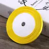 Fita de cetim de 6 mm de largura fita tecida vermelha tecido de fita de seda 6 milímetros embalagem trança faixa de cabelo fita fina acessórios de cabelo enfeites de cabelo fita colorida