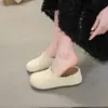 Mules cerrados para mujer 2026 nuevo estilo de verano, de suela gruesa, que aumentan la altura, tejidos, sin cordones, para personas menudas, zapatos estilo Birkenstock
