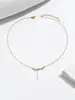 Producto Transfronterizo Más Vendido de Amazon: Collar de Flor de Viento Suave de Camelia y Mariposa con Zirconia, Joyería de Collar de Alta Gama