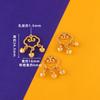 Fivela de Paz Esmaltada em Liga Xiangyun Fecho Pingente Pulseira Brincos DIY Feitos à Mão Estilo Antigo Pingente para Roupa Acessórios de Joalheria