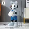 Astronauta Astronauta Celebridad Cibernética Oso Espacial Lujo Ligero Moderno Decoración Grande de Piso Mueble de TV para el Hogar Decoración de Sala de Estar