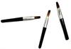 Pincel para lábios, pequeno pincel delineador, tubo de alumínio, mini pincel para batom, gloss labial, pincel de maquiagem, caixa de acessórios de maquiagem