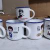 Bule de Chá Pequeno Xícara retrô nostálgica caneca de cerâmica xícara pequena de vinho 6 por caixa