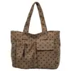 Bolsa de Tote Estilo Coreano Retro Literario de Lunares Estilo Universitario para Mujer 2026 Otoño Nueva Moda Bolso de Hombro de Gran Capacidad