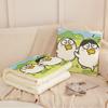 Almohada Colcha Pato Liu Pequeño Paquete de Expresiones Cojín Trasero de Felpa Doble Cara Almohada de Siesta de Dibujos Animados para Estudiantes Cojín para la Cintura Lindo