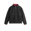 Sudadera con capucha de moda americana deconstruida con cuello alto y media cremallera para hombre y mujer, Chaqueta deportiva casual holgada Otoño/Invierno, Nueva Tendencia