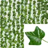 Decoración de Hoja de Ratán Sintético Popular Transfronteriza Rosa Verde Enredadera Hoja de Uva Vid Planta de Techo Flor de Vid