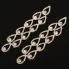 Comércio exterior novos brincos de strass AAA personalidade europeia e americana brincos brincos de gota totalmente cravejados de diamantes brincos de noiva E370