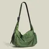 Bolsa de Viagem de Grande Capacidade Casual de Ombro Tote de Nylon para Homens e Mulheres à Prova d'Água Estilo Esportivo Bolsa Transversal