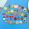 Dibujos Animados 30 Piezas de Fruta de Goteo Piña Fresa Cereza Manzana Sandía Colgante DIY Pulsera Collar Accesorios