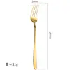 Colher Coreana de Aço Inoxidável Colher de Jantar Garfo de Jantar Garfo de Sobremesa Colher para Comer em Casa Beber Colher de Sopa Pode Gravar Logo a Laser