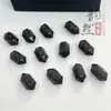 Al por mayor Obsidiana Natural Doble Punta Cuenta Suelta Accesorios para Joyería Cuentas Espaciadoras Juguete Original DIY Accesorios para Pulseras con Cuentas Cuentas