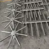 Distribuidor de água de aço inoxidável, dispositivo de entrada e saída tubular em forma de cruz de seis a oito garras, tratamento de drenagem central em forma de espinha de peixe, tubo ramificado envolto em fio