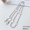 Nova Corrente de Mão Flor Gota de Óleo, Corrente Diagonal Pequena Fragrância para Celular, Acessórios para Capa de Celular, Pingente, Corrente de Celular, Corrente de Bolsa