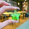 Mini Botella de Arena con Forma de Corazón Llavero Líquido Polvo de Amor Colgante Disco Duro Pequeño Colgante Accesorios de Inyección de Aceite de PVC
