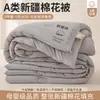 2026 Novo Modelo Algodão Lavado Grau A Algodão de Xinjiang Colcha, Colcha de Inverno Estilo Muji, Núcleo de Colcha Espessado e Quente